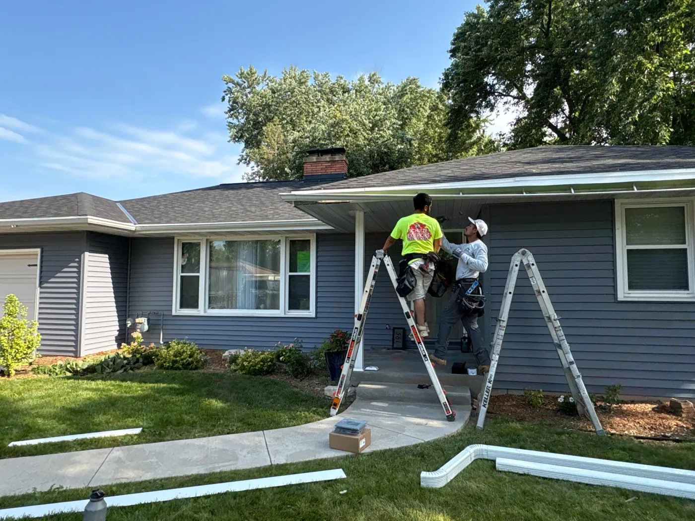 Copy of vinyl siding intallation hilbert wi norandex